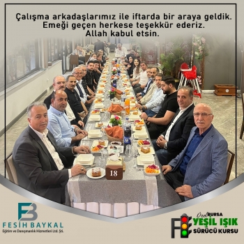 ÇALIŞMA EKİBİMİZ İFTAR PROĞRAMIZ görseli